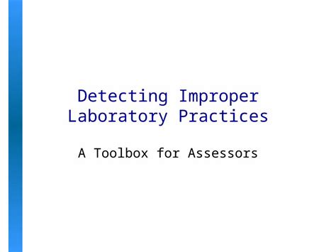 examples of improper laboratory practice is failure to analyze samples|module 5 laboratory fraud.